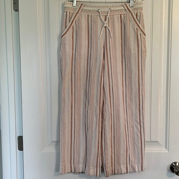 Rewind Linen Blend Pull on Pants Size Large - Picture 1 of 7